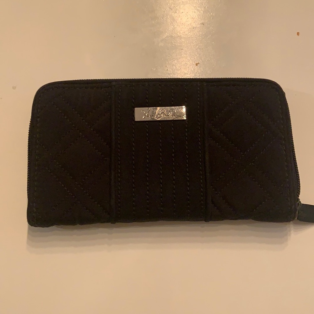 Vera Bradley Black quilted wallet